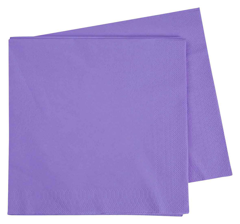 FS Dinner Napkin 400mm Pastel Lilac 40pk