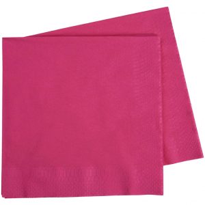 FS Dinner Napkin 400mm Magenta 40pk