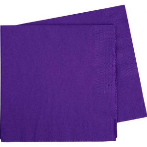 FS Dinner Napkin 400mm Purple 40pk