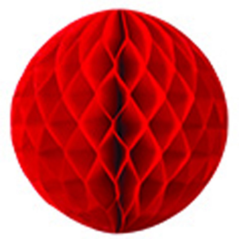 FS Honeycomb Ball Apple Red 35cm 1pk