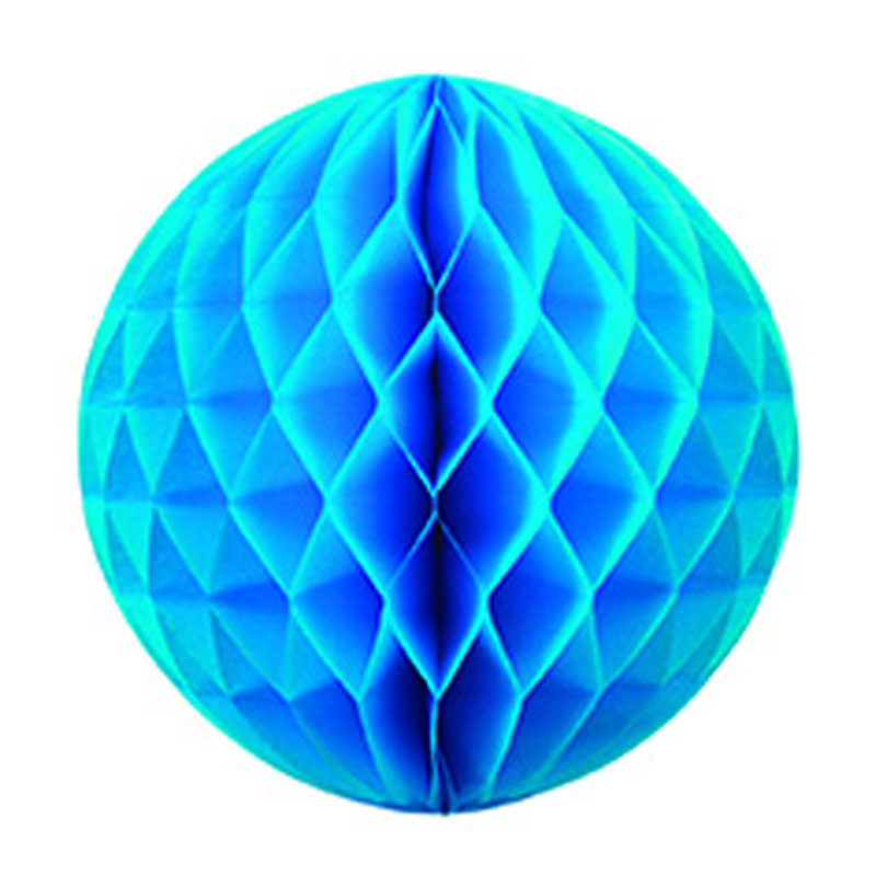 FS Honeycomb Ball Electric Blue 25cm 1pk