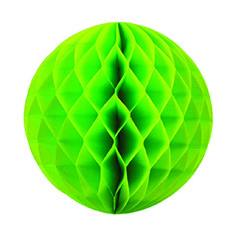 FS Honeycomb Ball Lime Green 25cm 1pk