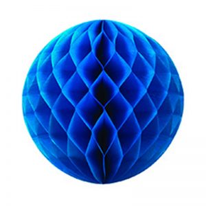 FS Honeycomb Ball True Blue 25cm 1pk