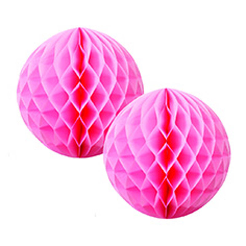 FS Honeycomb Ball Classic Pink 15cm 2 pk