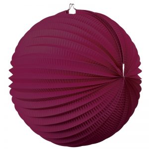FS Accordion Lantern Wild Berry 35cm 1pk