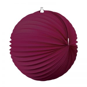 FS Accordion Lantern Wild Berry 25cm 1pk