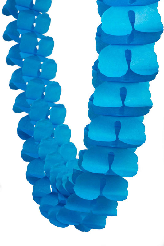 FS Honeycomb Garland True Blue 4m 1 pk