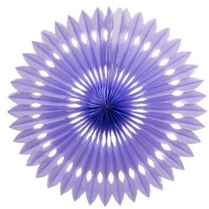 FS Hanging Fan Lilac 24cm 1 pk