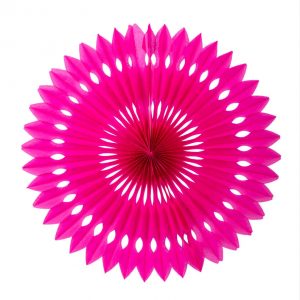FS Hanging Fan Magenta 24cm 1 pk