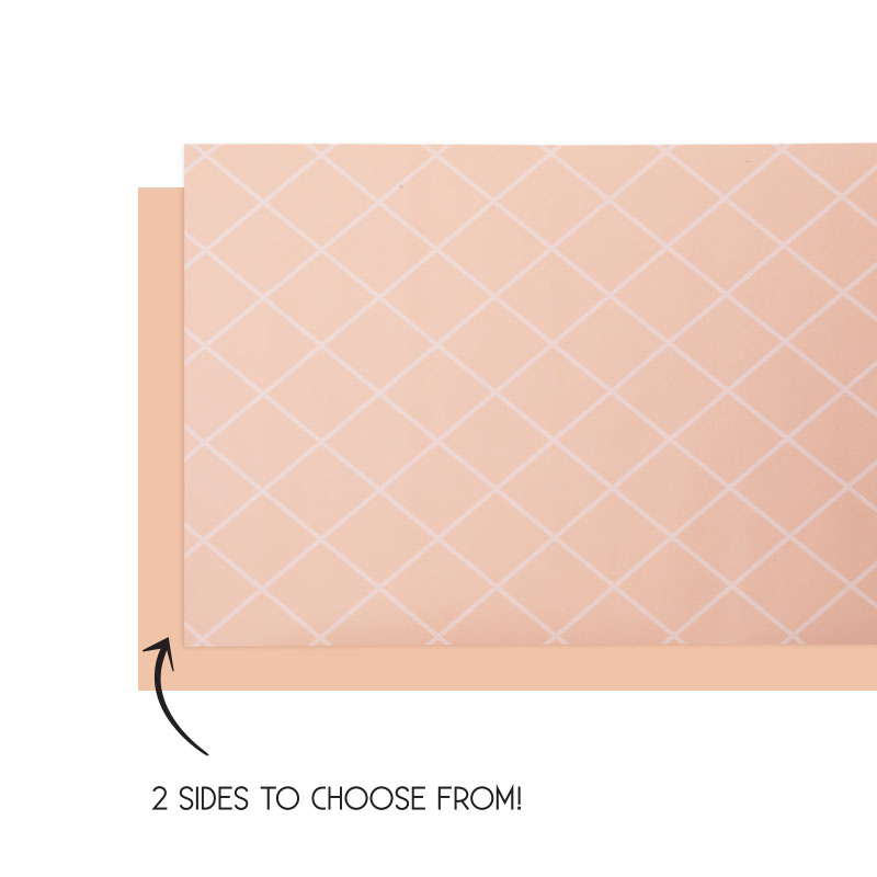 FS Table Runner Reversible 4mx35cm Peach 1pk