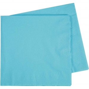 FS Dinner Napkin 400mm Pastel Blue 40pk
