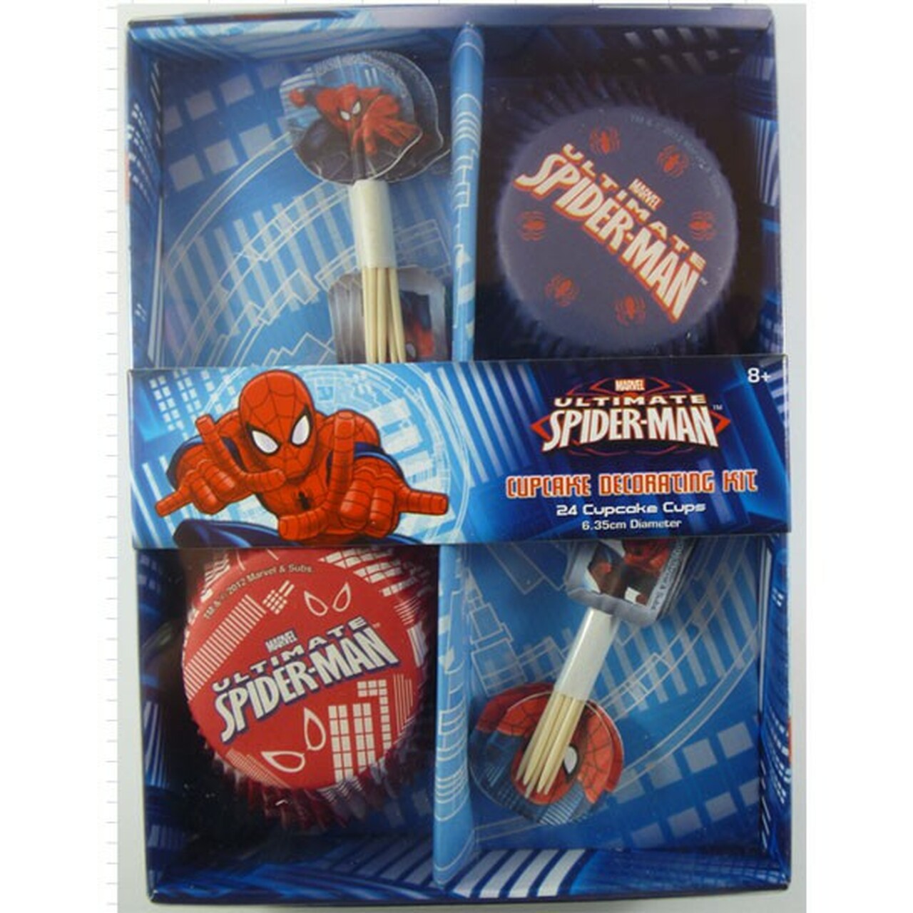 Spiderman Cupcake Decorating Kit Peci Australia Pty Ltd spiderman-cupcake-decorating-kit-peci-australia-pty-ltd