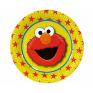 Sesame Street Elmo Party Plates - Peci Australia Pty Ltd