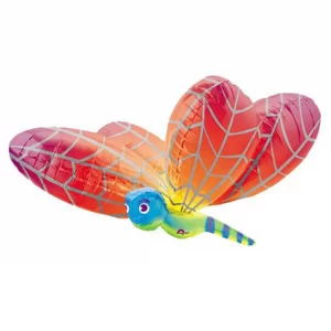 COLOURFUL DRAGONFLY SUPERSHAPE FOIL BALLOON