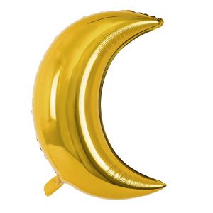 MOON SHAPE GOLD FOIL BALLOON