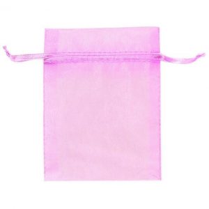 pink organza bags