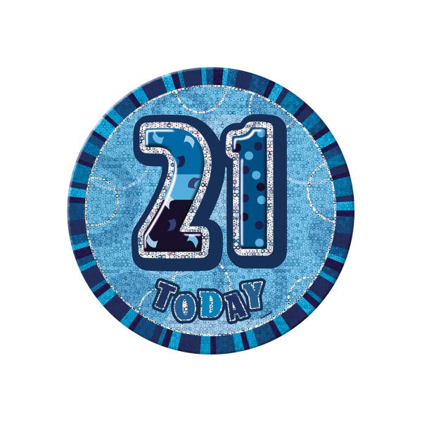 21st birthday badge