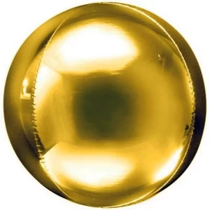 Metallic Gold 15" Orbz Foil Balloon