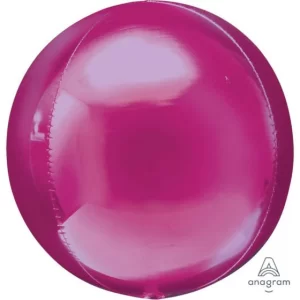 Metallic Hot Pink 15" Orbz Foil Balloon