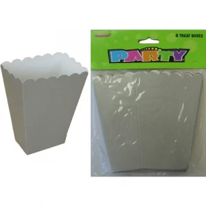 Treat Boxes - Silver 8 Pack