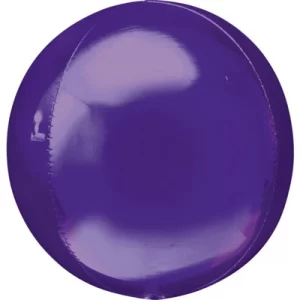 Metallic Purple 15" Orbz Foil Balloon