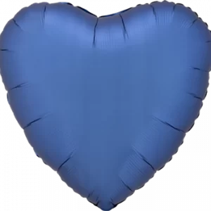 Satin Azure 18" Heart Shape Foil Balloon