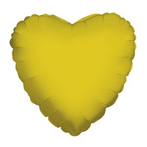 Solid Gold 18" Heart Shape Foil Balloon