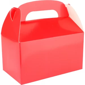 Red Lunch /Treat Boxes With Handle