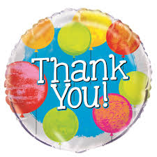 Thank You! Colourful Dots 18" Foil Balloon