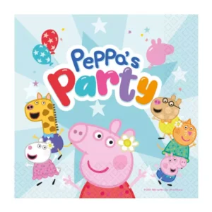 Peppa Pig Large Paper Napkins (Pack of 16)