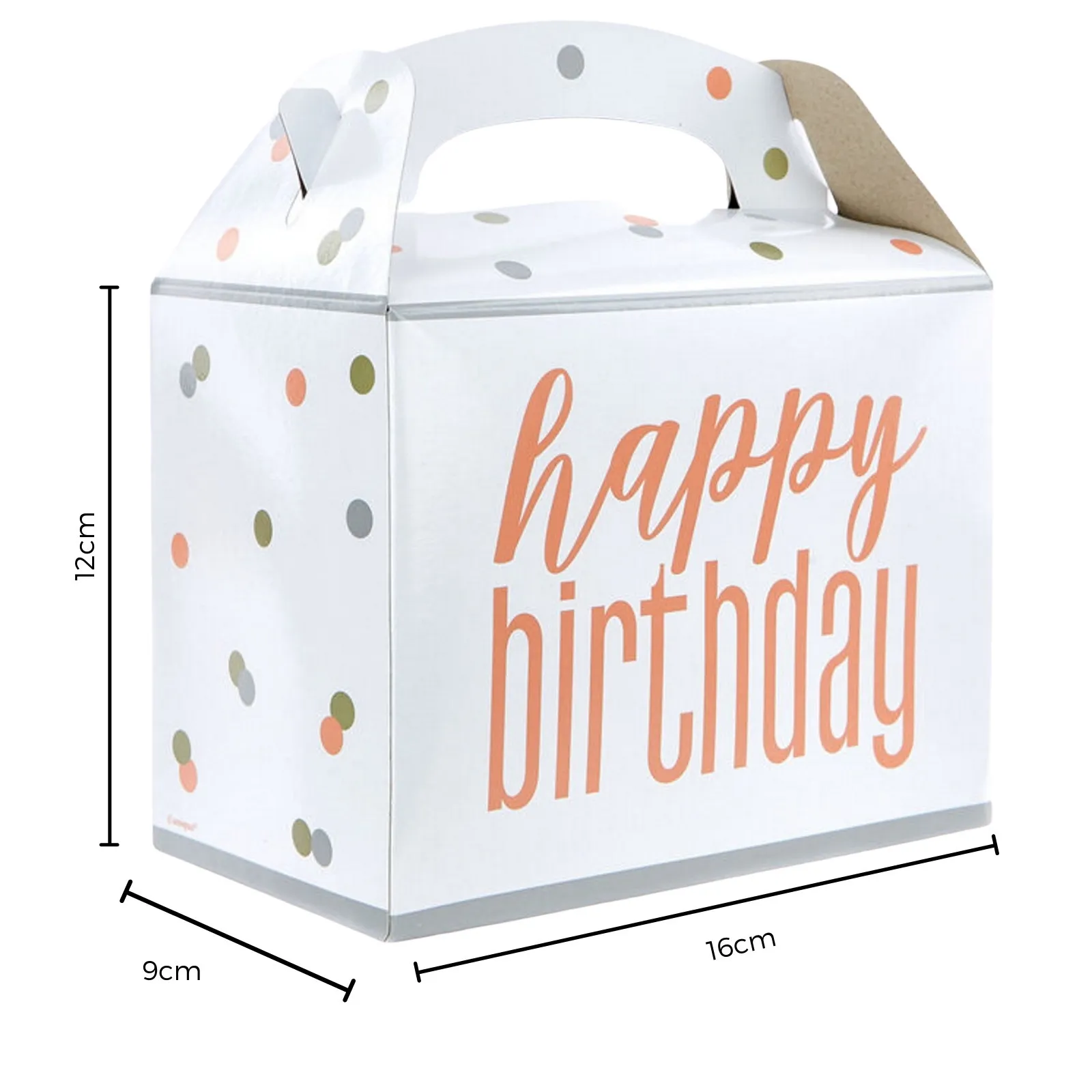 Rose Gold Happy Birthday Lolly/Treat Boxes - Image 2