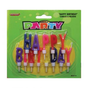 Happy Birthday'Day Letter Candles Set
