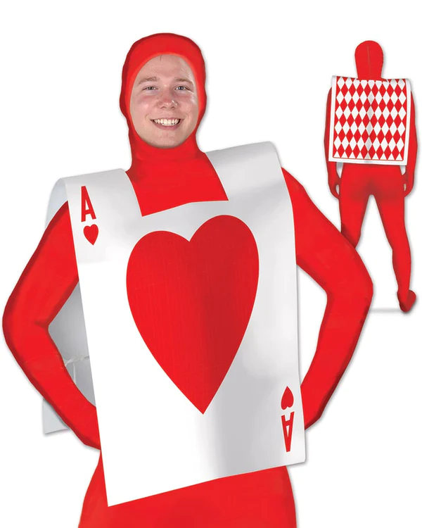 Beistle Plastic Card “Suit” Vest