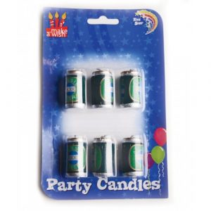 Beer Can Birthday Cake Candles