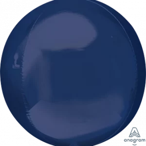 Metallic Navy Blue 15" Orbz Foil Balloon