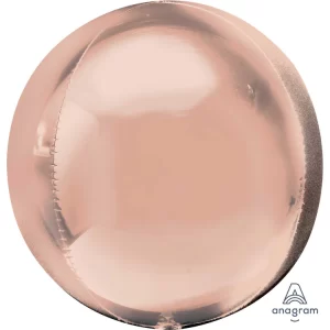 Metallic Rose Gold 15" Orbz Foil Balloon