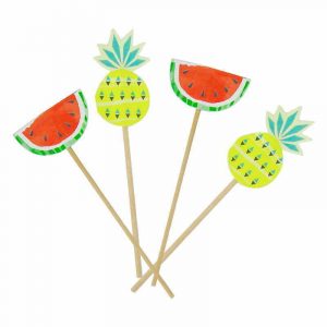 WATERMELON AND PINEAPPLE PICKS