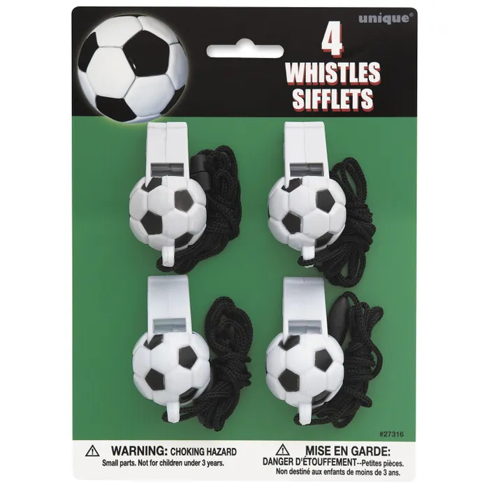 Soccer Ball Whistles (Pack Of 4) Peci Australia Pty Ltd