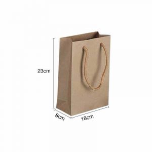Brown Kraft Paper Gift Bags (S)