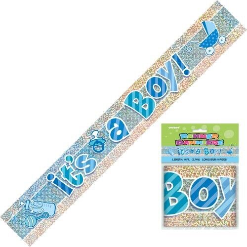 IT'S A BOY! Party Banner (2.74m) - Peci Australia Pty Ltd