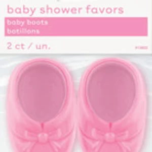 Baby Shower Favours Pink Baby Boots