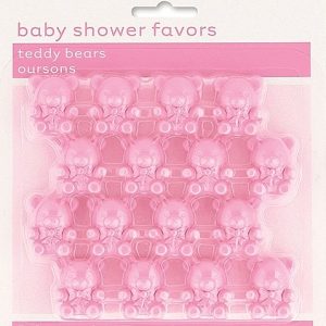 Baby Shower Favours Pink Teddy Bears (Pack of 16)