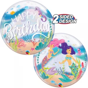MERMAID BIRTHDAY PARTY - 22 inch BUBBLE