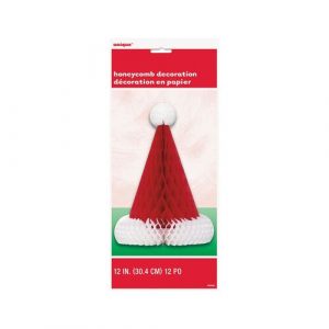Santa Hat Honeycomb Centerpiece 30cm