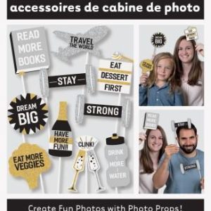 Celebration Photo Booth Props (10 pieces)
