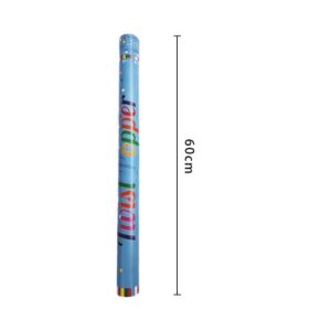 PARTY POPPER-MULTICOLOR CONFETTI 60CM