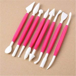 Fondant Modelling Tools Pink & White