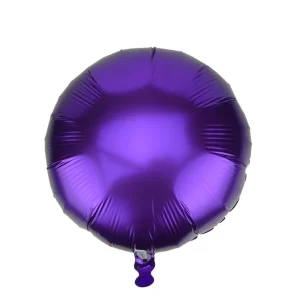 Chrome Purple Round Foil Balloon