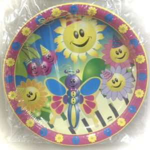 Smiley Garden Party Plates