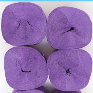 Lavender Crepe Streamers (Pack Of 6)